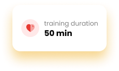 50 min training duration