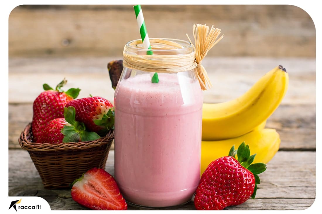 Strawberry Banana Shake Low Calorie Smoothies